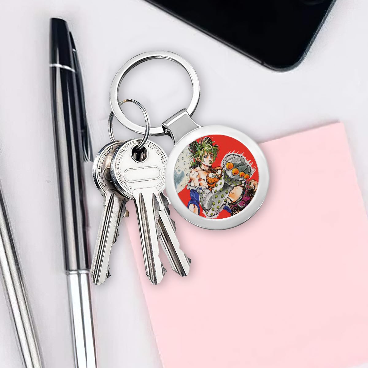 Amazon.co.jp: キーホルダー ジョジョの奇妙な冒険 空条徐倫 グッズ